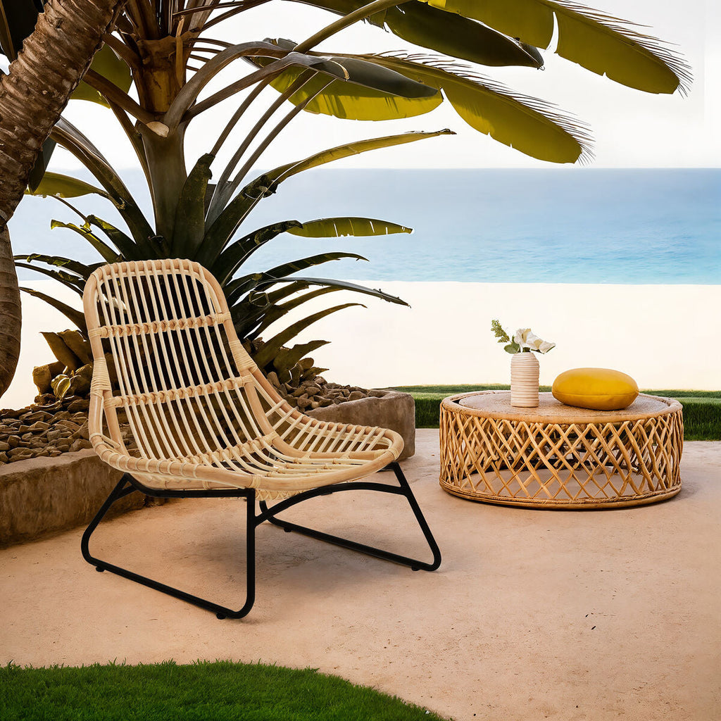 Manado Natural Rattan Chair with Rattan Seat
