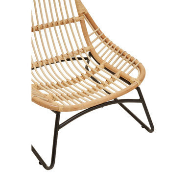Manado Natural Rattan Chair with Rattan Seat
