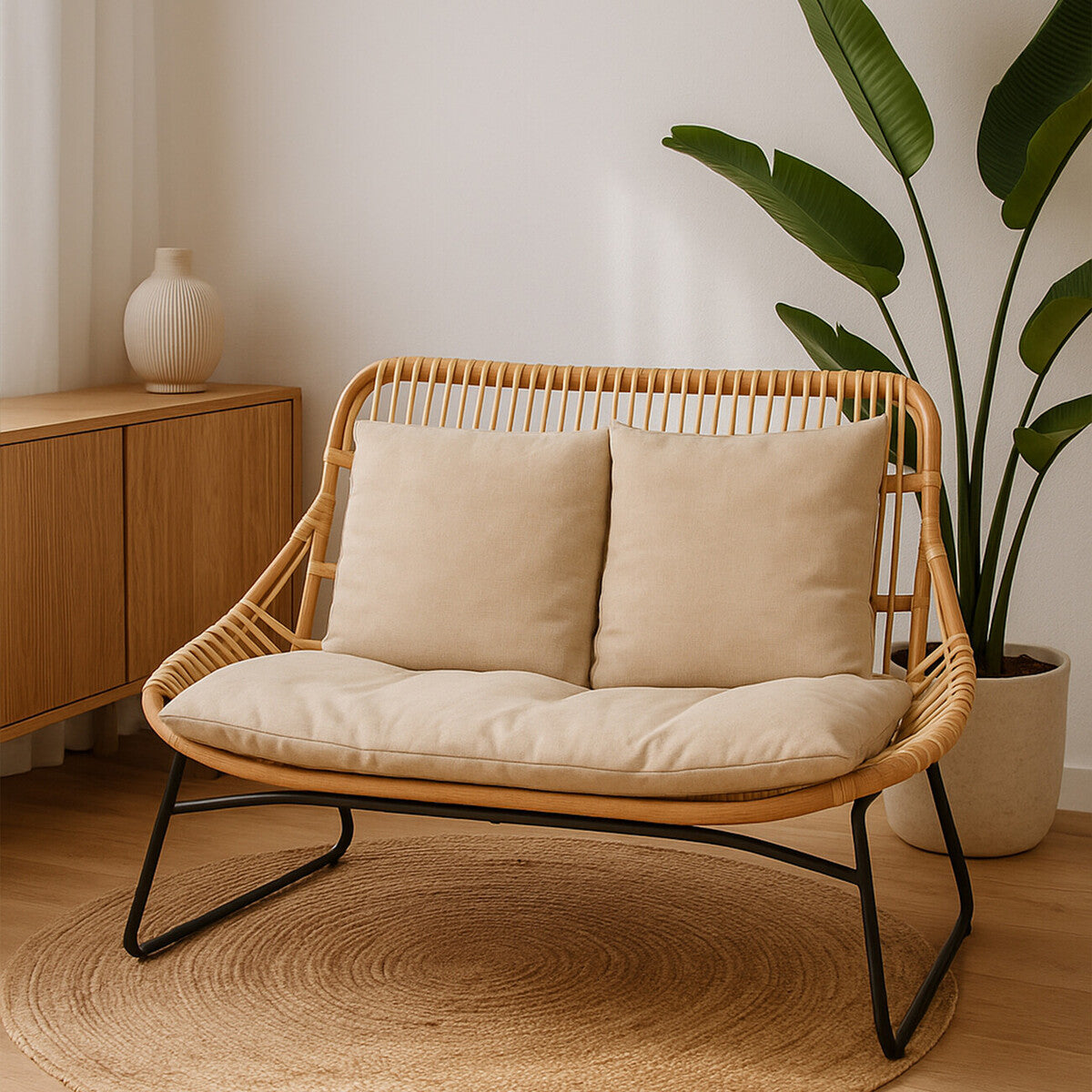 Manado Relax Natural Rattan Sofa
