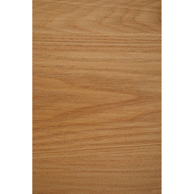 Brown Natural Oak and Birch Wood Rectangular Coffee Table with White Frame, Parkside