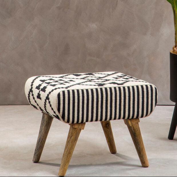 Cefena Berber Style Footstool
