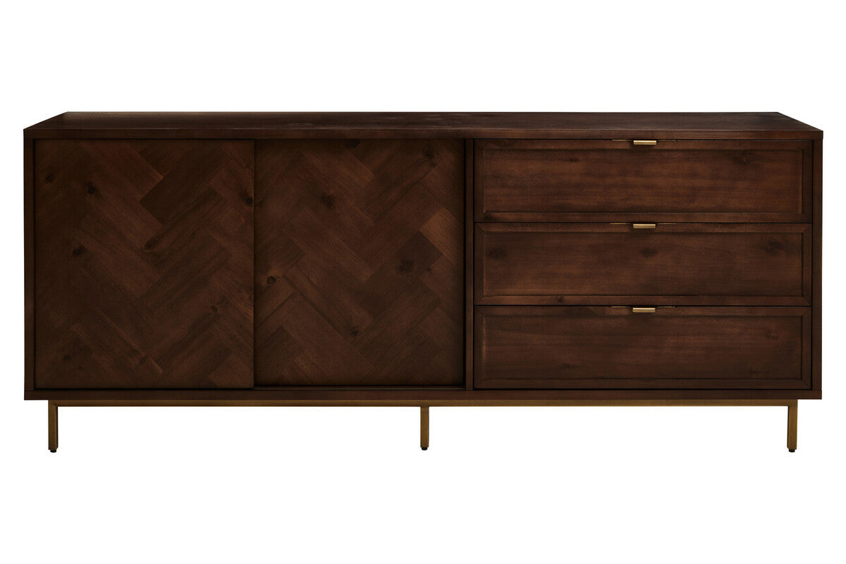 Brando Acacia wood Effect Sideboard