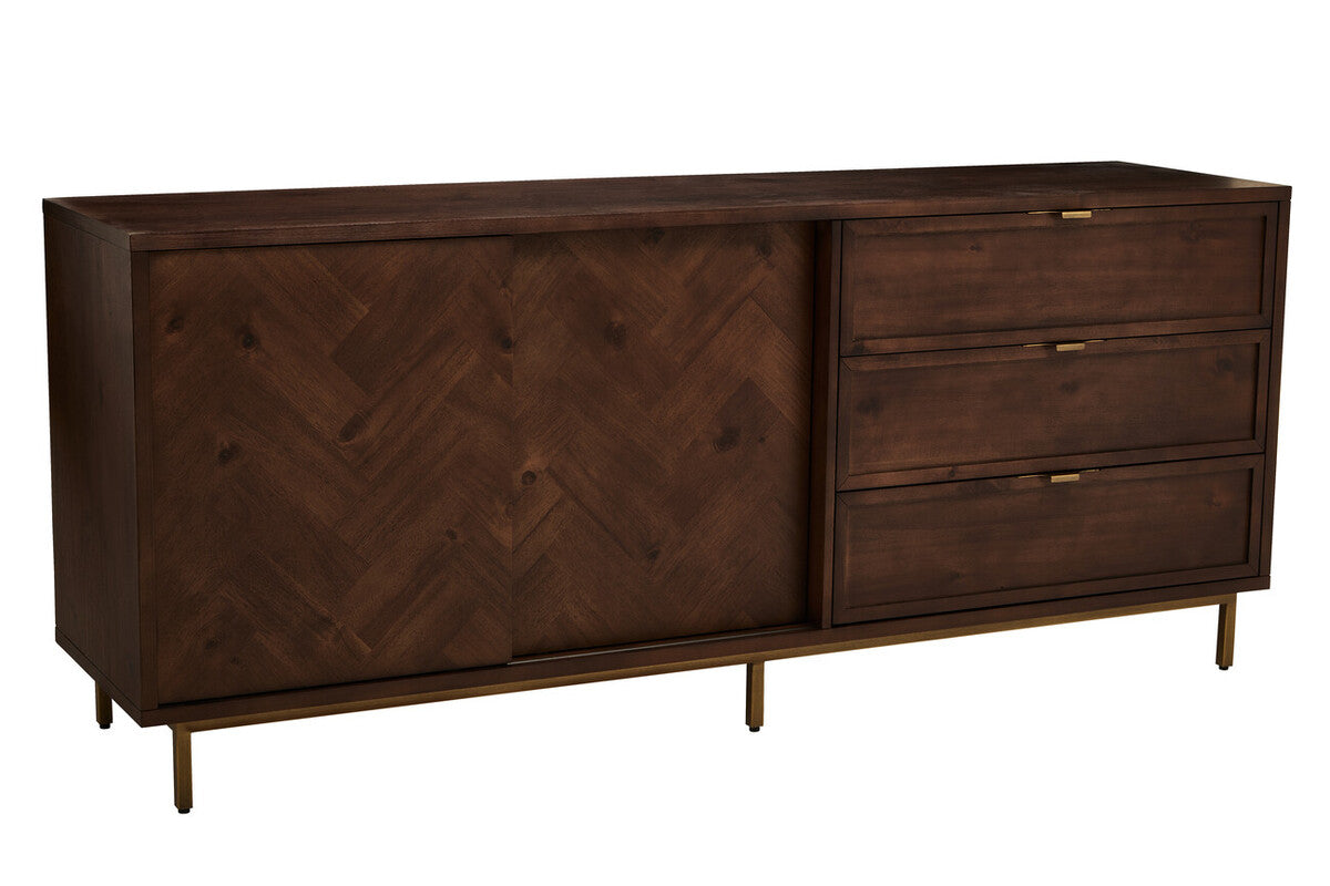 Brando Acacia wood Effect Sideboard