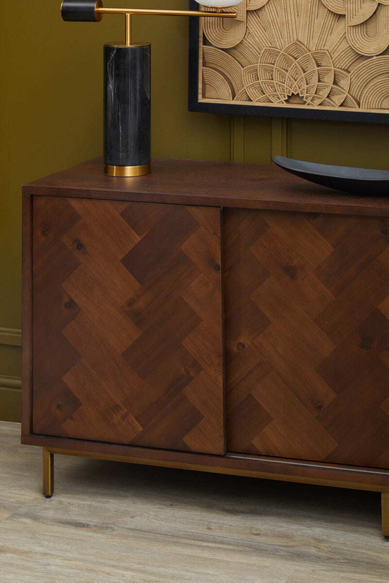 Brando Acacia wood Effect Sideboard