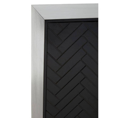 Kochi Black Mango Wood Cabinet