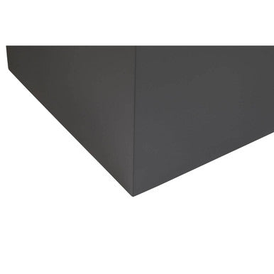 Square Side Table with Black Finish, Gabor