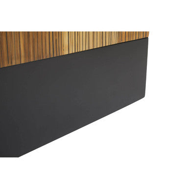 Large Square Coffee Table with Black Finish, Gabor