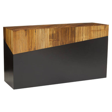 Console Table with Black Finish, Gabor