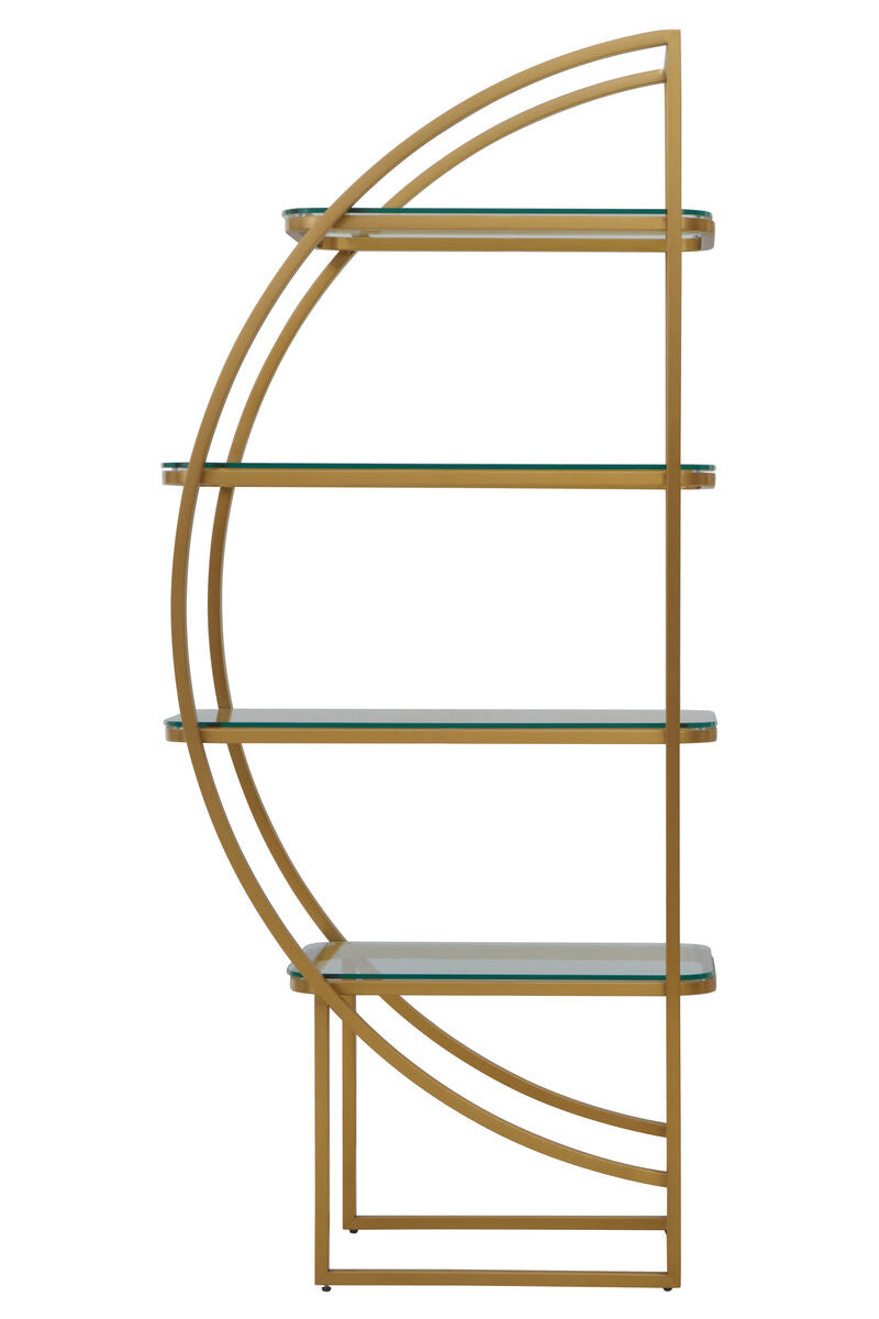 Vogue Left Half Moon Shelf Unit