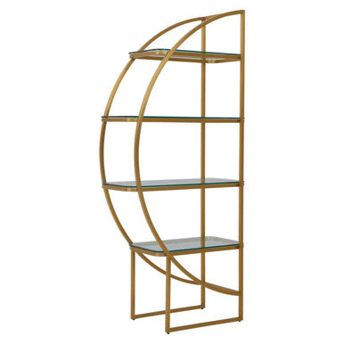 Vogue Left Half Moon Shelf Unit