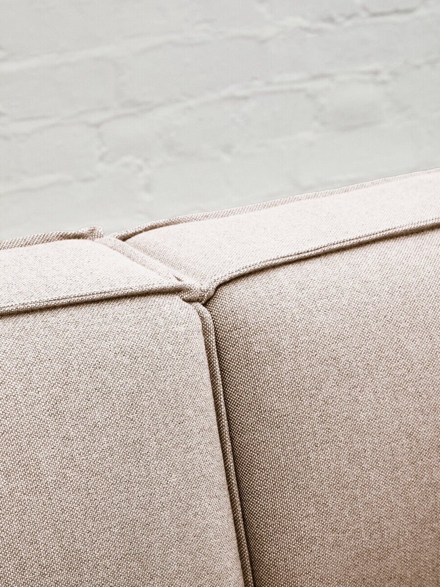 Natural Fabric Armless Modular Sofas, Toulouse