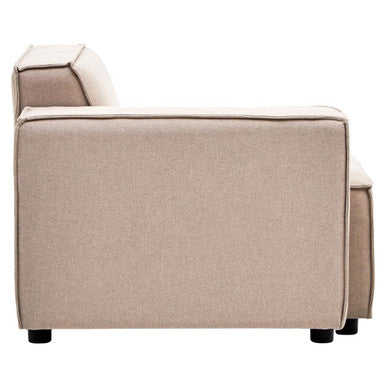 Natural Fabric Left Arm Modular Sofas, Toulouse