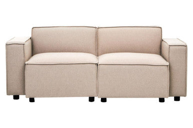 Natural Fabric Left Arm Modular Sofas, Toulouse