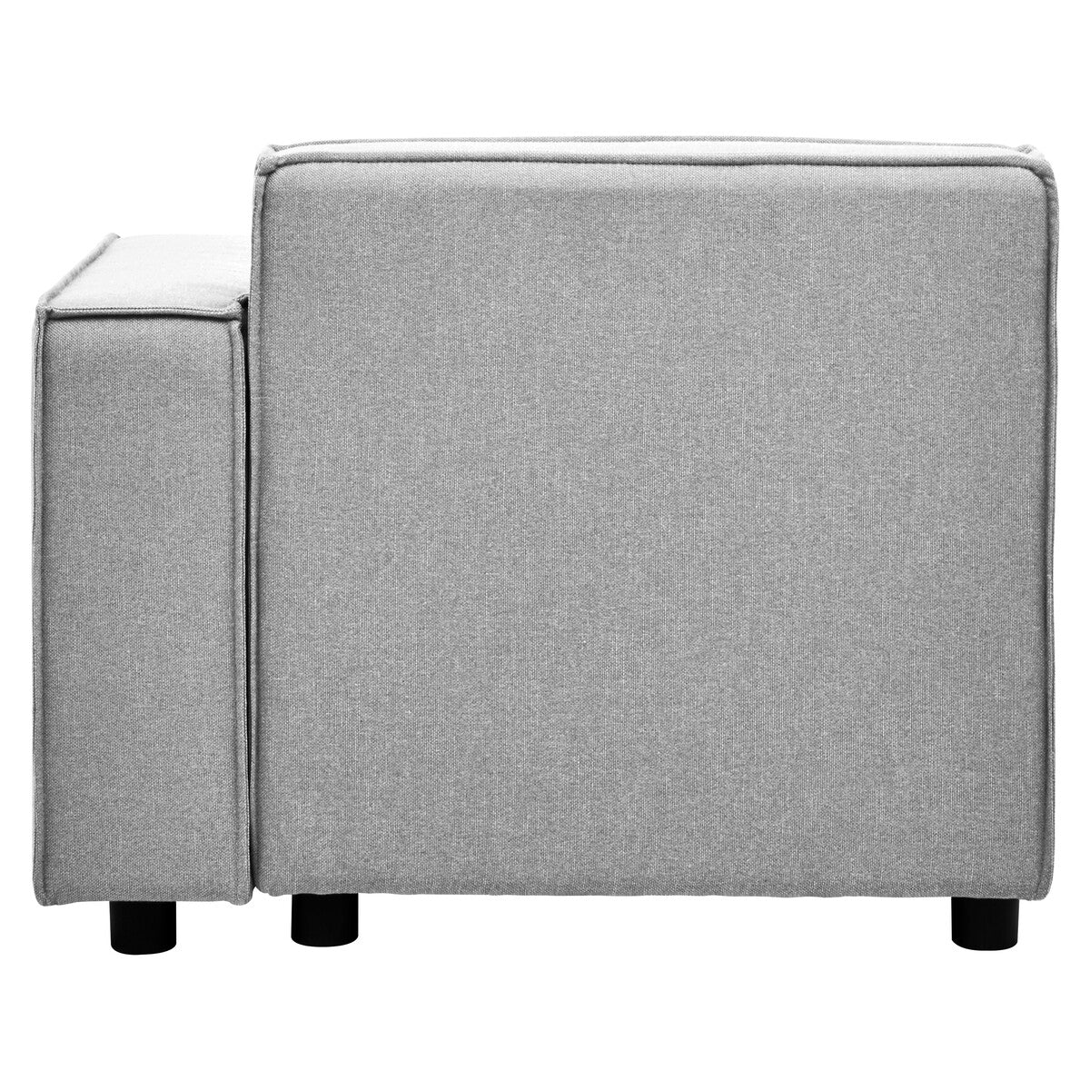 Grey Fabric Right Arm Modular Sofas, Toulouse