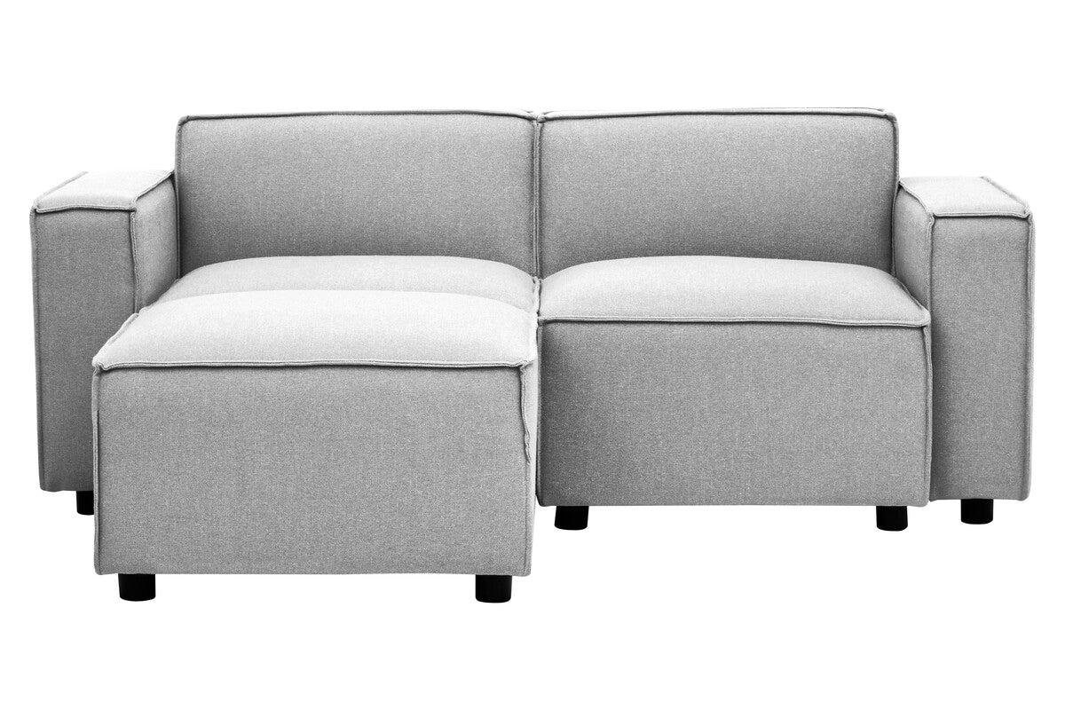 Grey Fabric Right Arm Modular Sofas, Toulouse