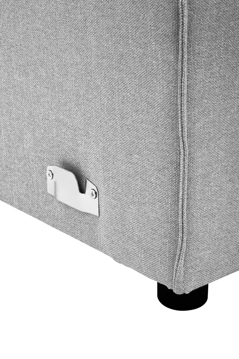Grey Fabric Right Arm Modular Sofas, Toulouse