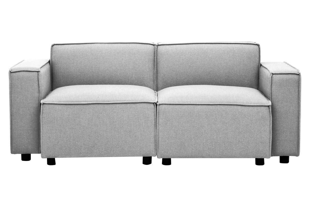 Grey Fabric Left Arm Modular Sofas, Toulouse