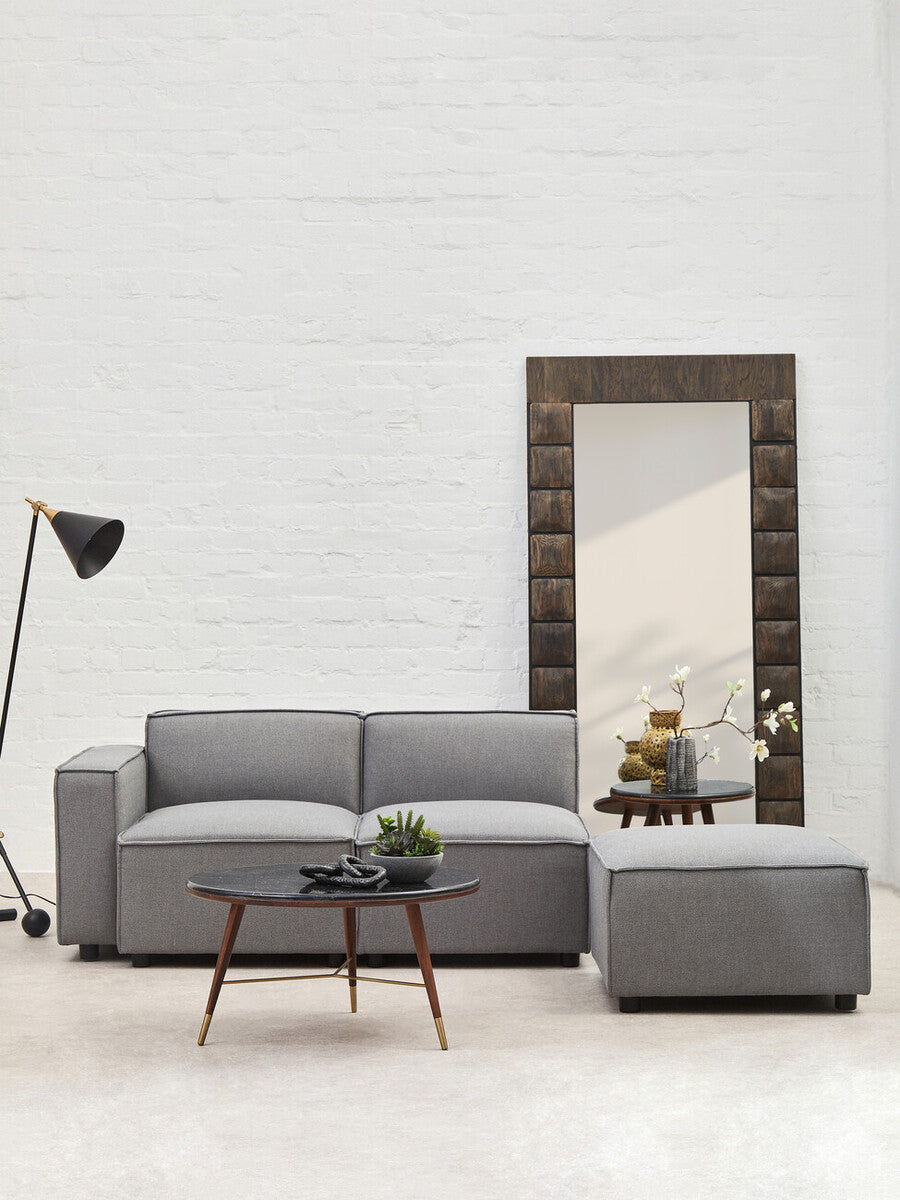 Grey Fabric Left Arm Modular Sofas, Toulouse