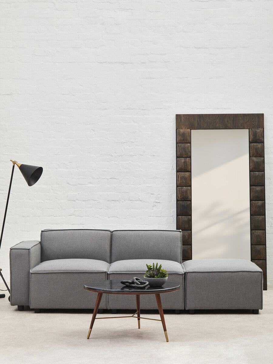 Grey Fabric Left Arm Modular Sofas, Toulouse