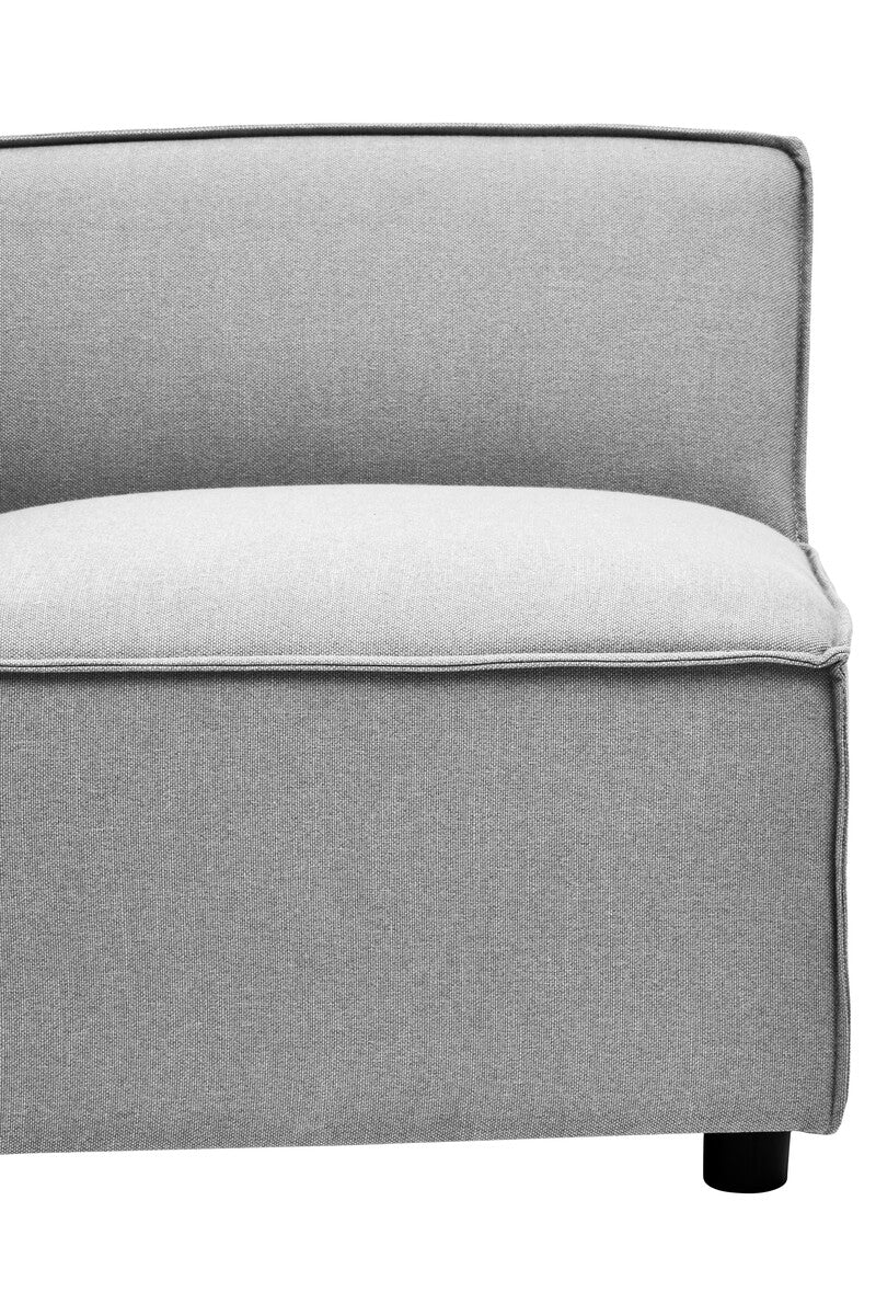 Grey Fabric Left Arm Modular Sofas, Toulouse