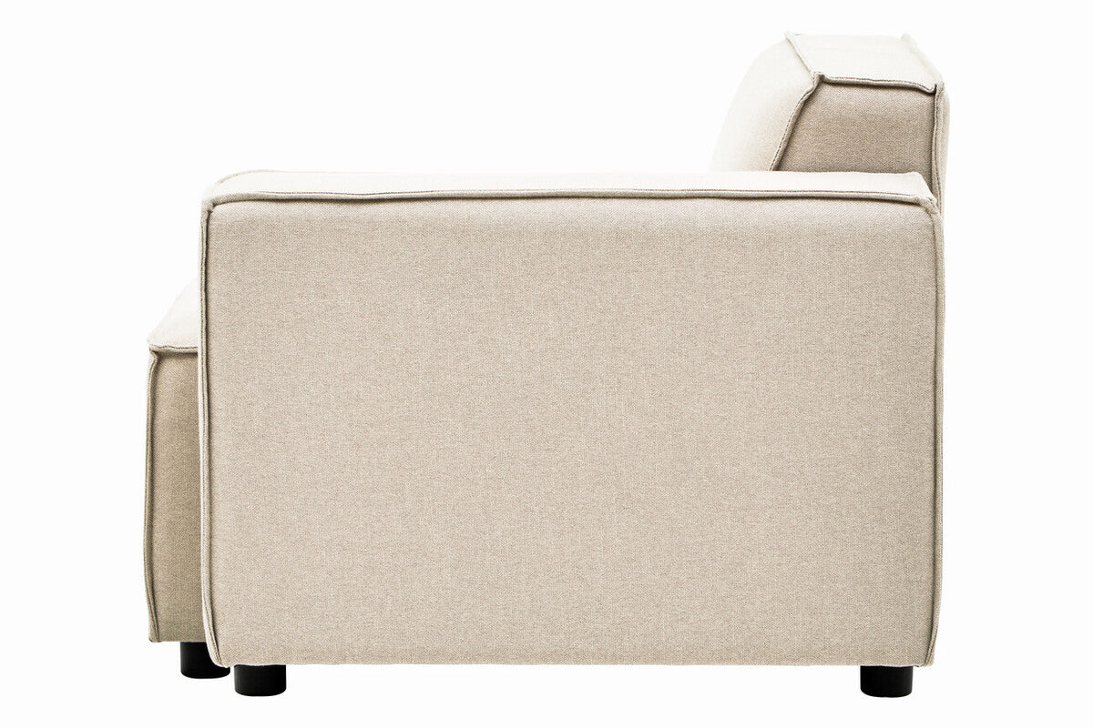 Cream Fabric Right Arm Modular Sofas, Toulouse