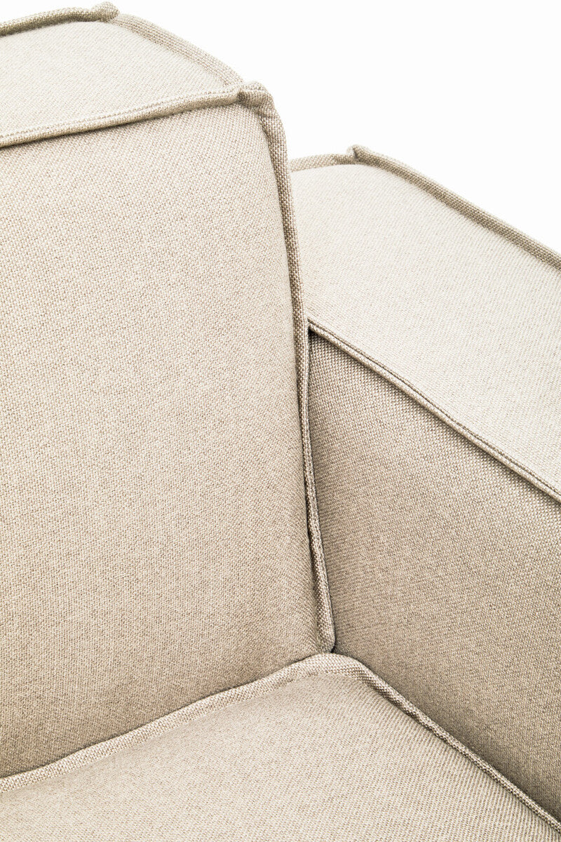 Cream Fabric Right Arm Modular Sofas, Toulouse