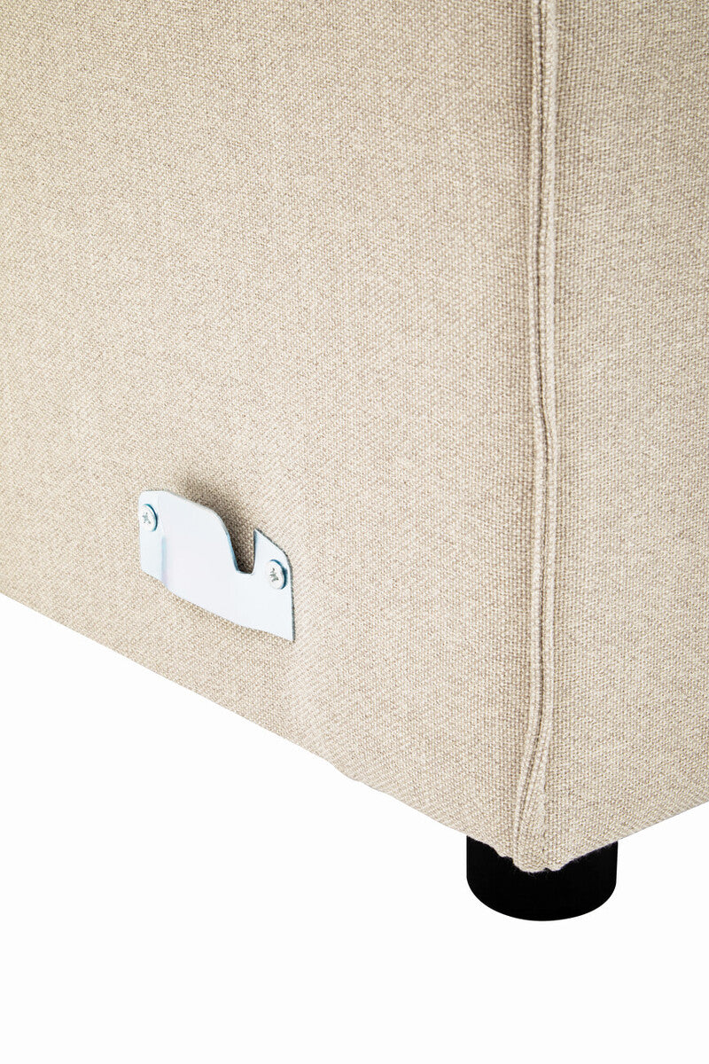 Cream Fabric Right Arm Modular Sofas, Toulouse