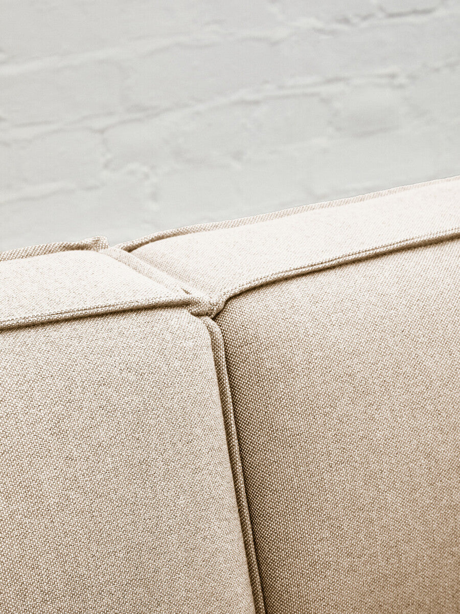 Cream Fabric Armless Modular Sofas, Toulouse