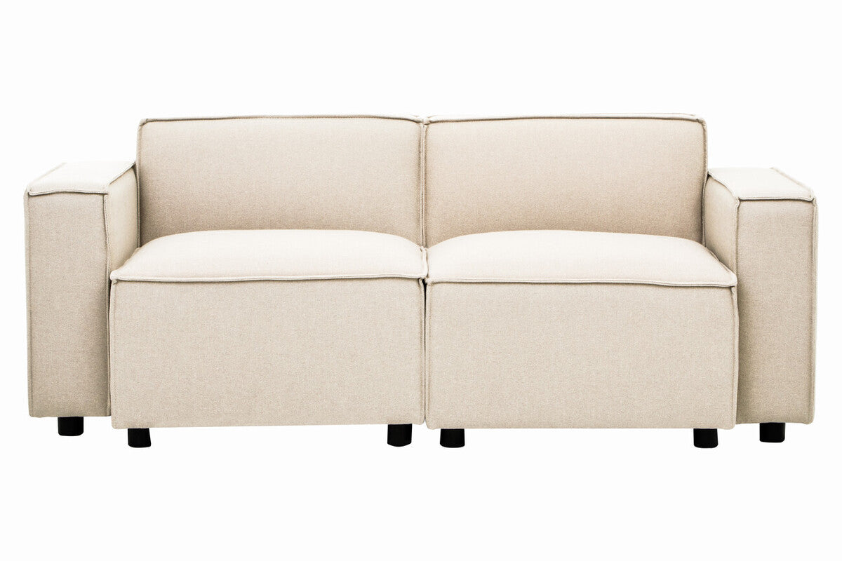 Cream Fabric Left Arm Modular Sofas, Toulouse