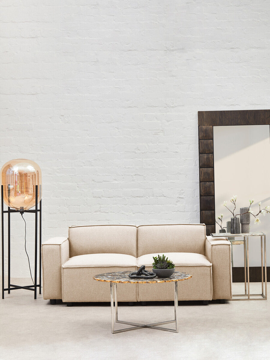 Cream Fabric Left Arm Modular Sofas, Toulouse