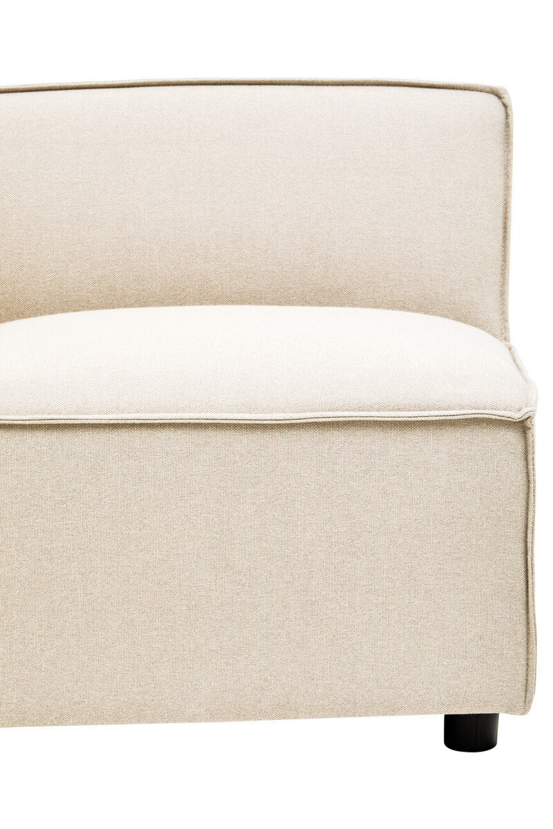 Cream Fabric Left Arm Modular Sofas, Toulouse