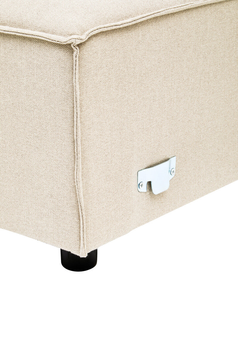 Cream Fabric Left Arm Modular Sofas, Toulouse