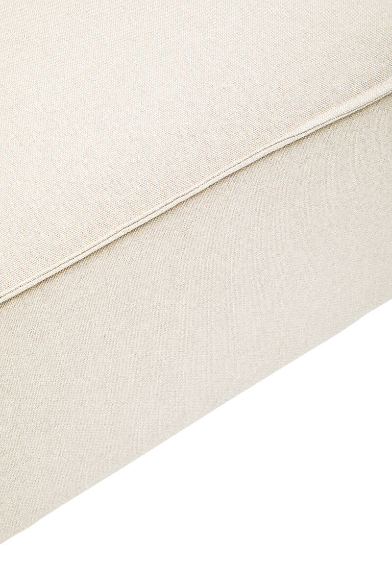 Cream Fabric Modular Ottoman, Toulouse