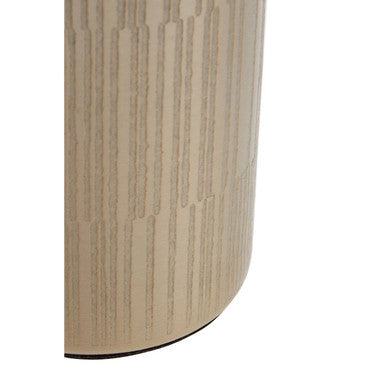 Allegra Champagne Aluminium Toothbrush Holder with Line Effect