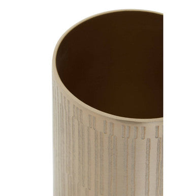 Allegra Champagne Finish Bathroom Jar
