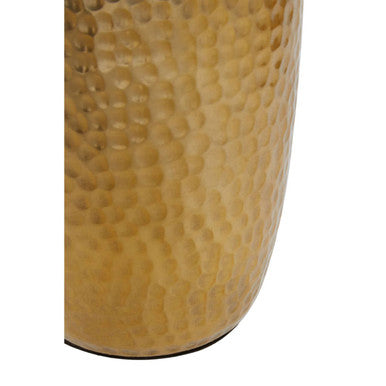 Allegra Gold Aluminium Toothbrush Holder with Hammered Effect