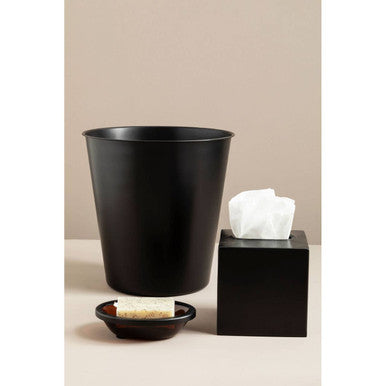 Allegra Black Stainless Steel Waste Bin