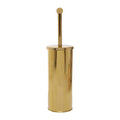 Allegra Gold Stainless Steel Toilet Brush with Slender Design