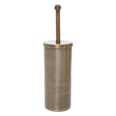 Allegra Etched Detail Aluminium Toilet Brush