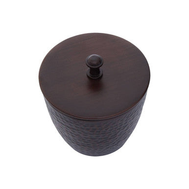 Allegra Bronze Finish Metallic Bathroom Jar