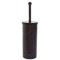 Allegra Dark Bronze Aluminium Toilet Brush with Hammered Effect