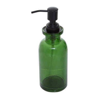 Allegra Kiara Green Glass Soap Dispenser