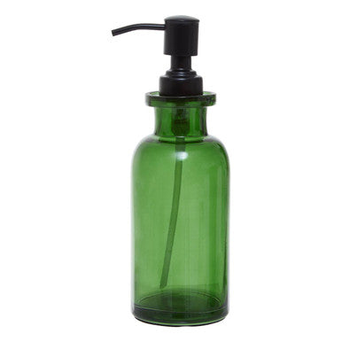 Allegra Kiara Green Glass Soap Dispenser