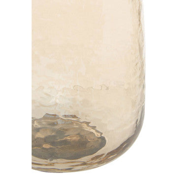 Allegra Black and Gold Glass Toothbrush Holder with Textured Detail