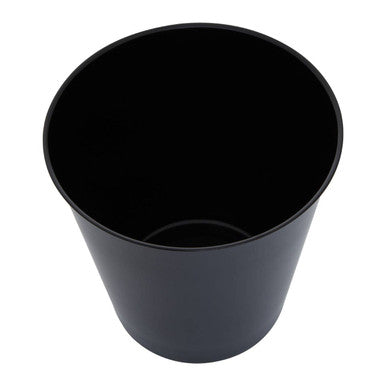 Allegra Gold and Black Stainless Steel Tapered Waste Bin
