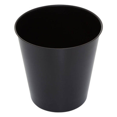 Allegra Gold and Black Stainless Steel Tapered Waste Bin