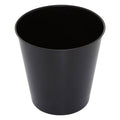 Allegra Gold and Black Stainless Steel Tapered Waste Bin