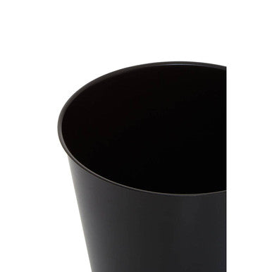 Allegra Gold and Black Stainless Steel Tapered Waste Bin