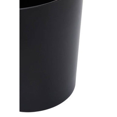 Allegra Gold and Black Stainless Steel Tapered Waste Bin