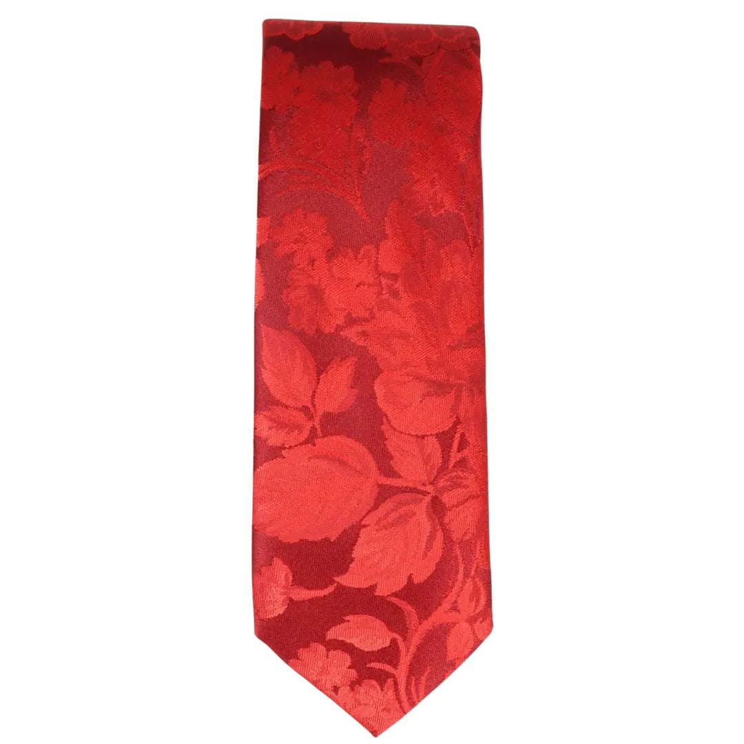 Men's Tie Pocket Sqaure Set Formal Floral Necktie